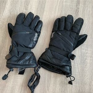 KOMBI Black Snowboard Ski Winter Gloves. Mens Medium